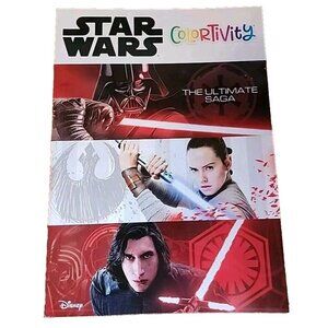Star Wars: Ultimate Saga Colortivity Book LIKE NEW 2019 Disney